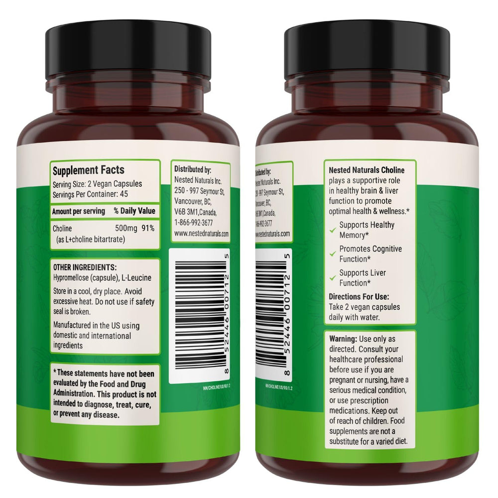 Nested Naturals envase con hojas evoca origen vegetal y naturalidad