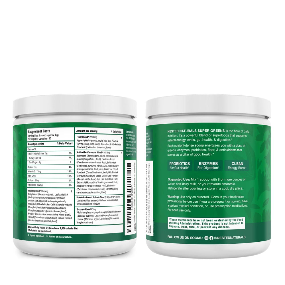 Nested Naturals producto en cocina, estilo de vida saludable