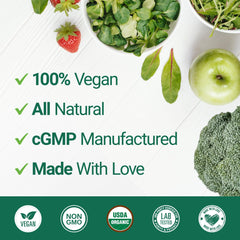 Nested Naturals etiqueta con certificación USDA Organic visible