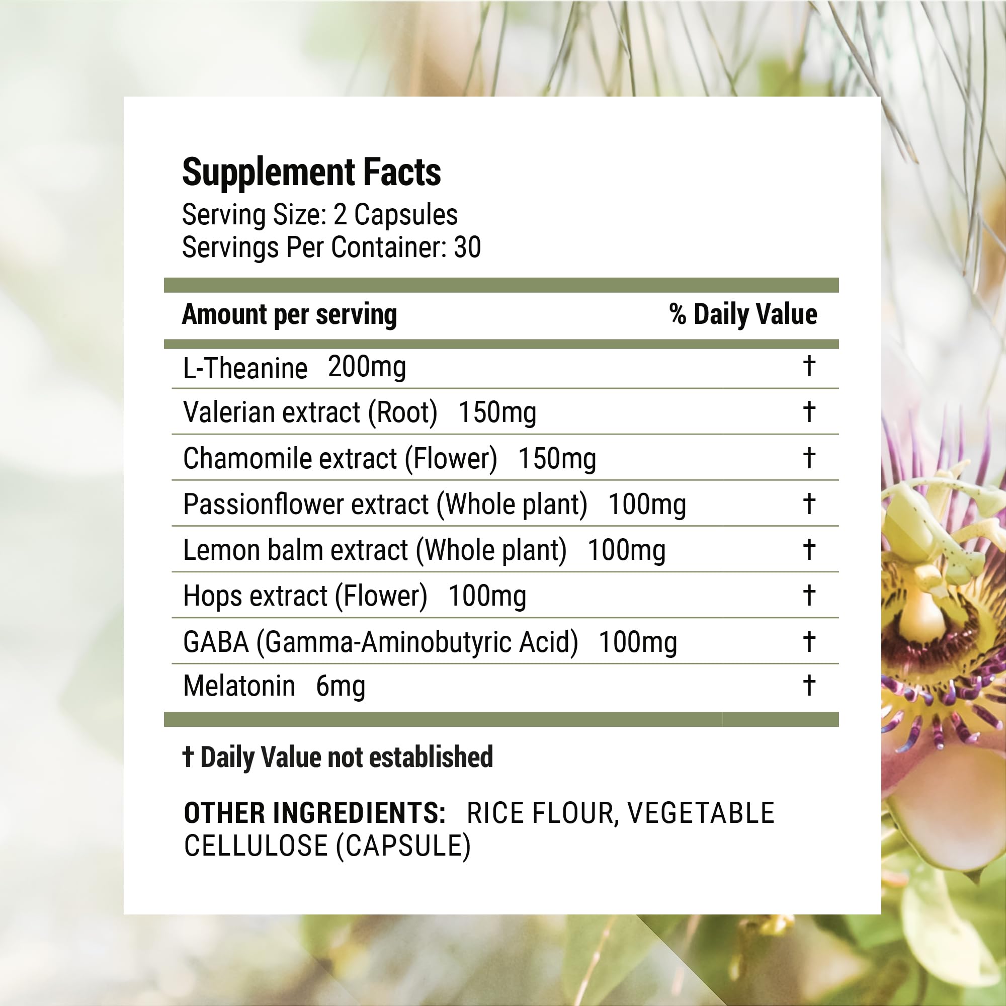 Nested Naturals cápsula comparada con regla para tamaño, beneficio dosificación clara