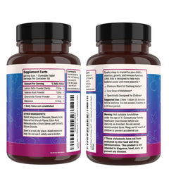 Nested Naturals Luna Kids sello de calidad cGMP y certificado de pruebas de terceros