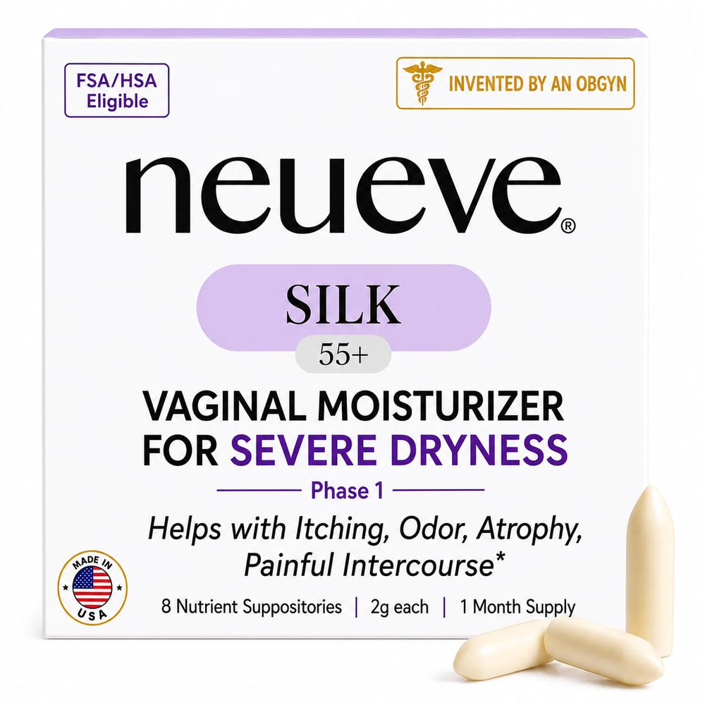NeuEve Silk frente del envase mostrando presentación y beneficio de alivio