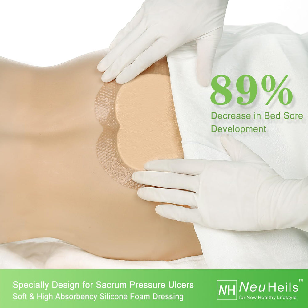 NEUHEILS capa de silicona suave en contacto con la piel que reduce el dolor
