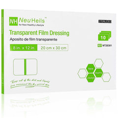NEUHEILS film cubriendo catéter ilustrando protección y comodidad