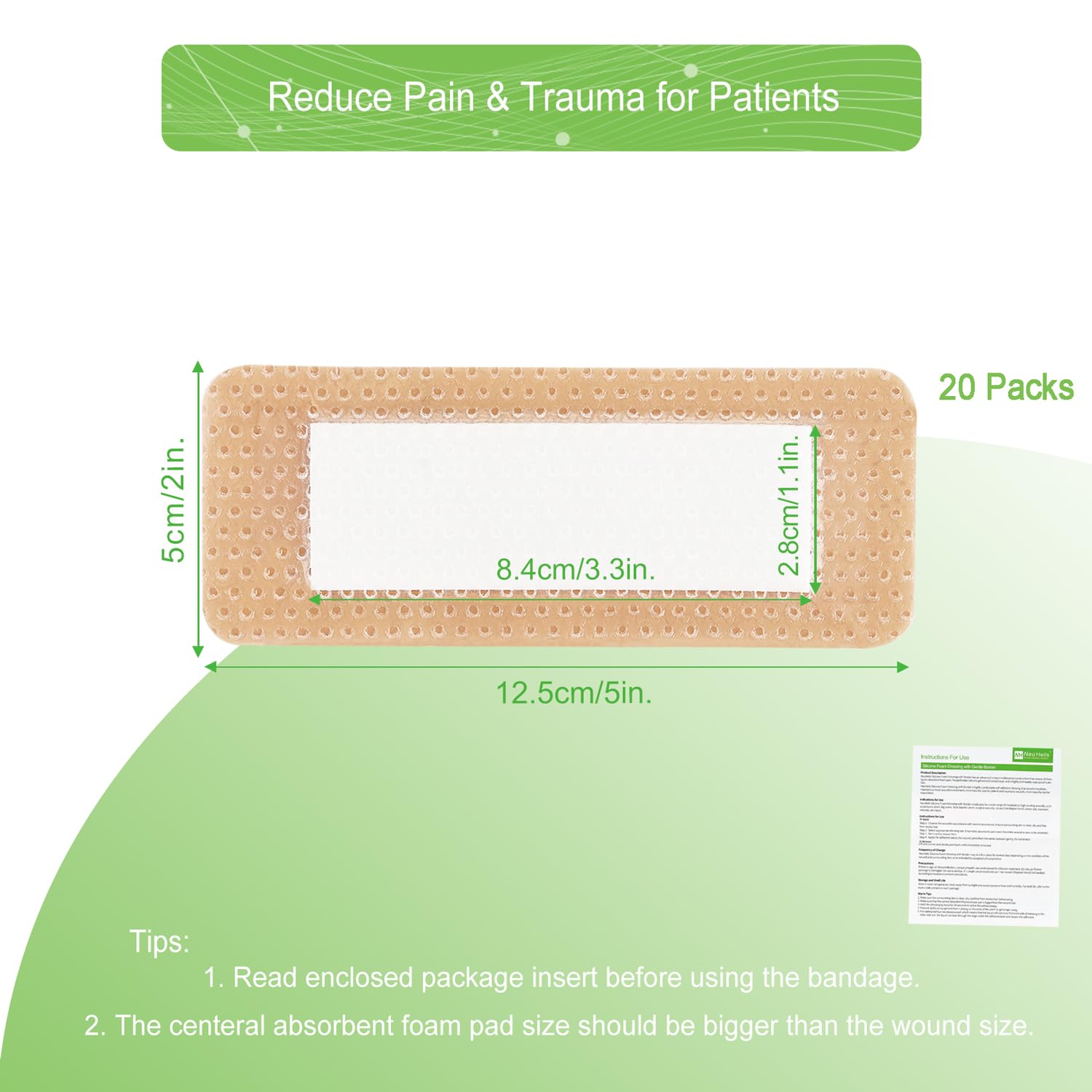 NeuHeils textura de la espuma que proporciona amortiguación y absorción