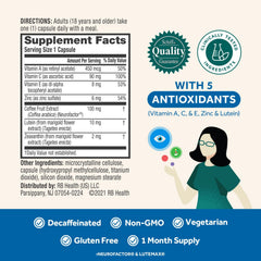 NEURIVA ingredientes luteína y zeaxantina con foco en soporte ocular