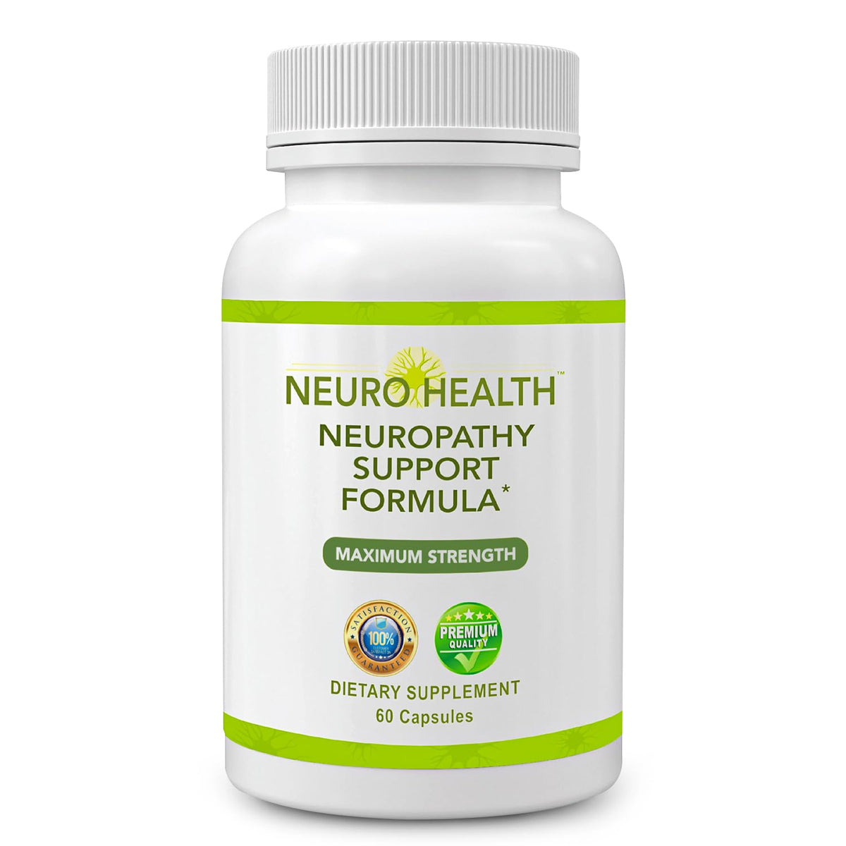 Neuro Health frente del envase mostrando etiqueta y beneficios principales