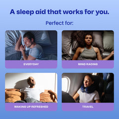 Neuro etiqueta con ingredientes y concentración de melatonina