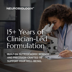 Neurobiologix etiqueta con información nutricional destacando transparencia