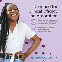 Neurobiologix cápsula junto a vaso en rutina diaria mostrando conveniencia