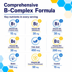 Neurobion botella junto a regla para comparar tamaño, ventaja volumen 16 oz
