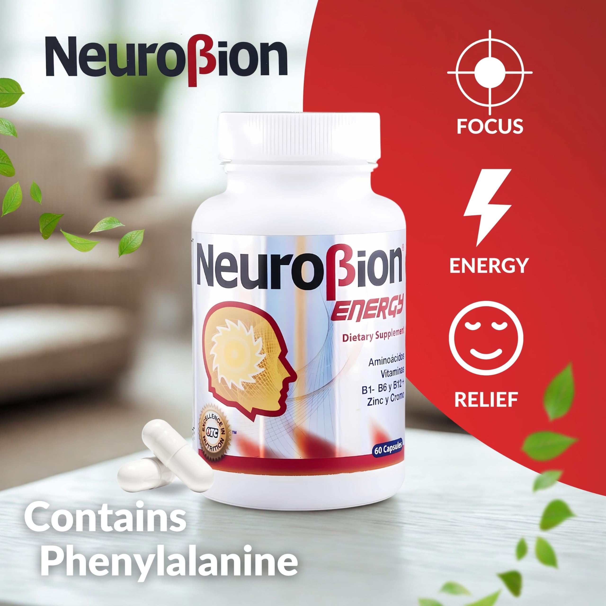 Neurobion caja abierta con cápsulas organizadas para consumo diario