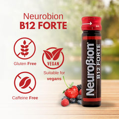 Neurobion vial abierto listo para beber, beneficio de absorción rápida