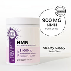 Neurogan etiqueta con información de pureza y fabricación en EE. UU.