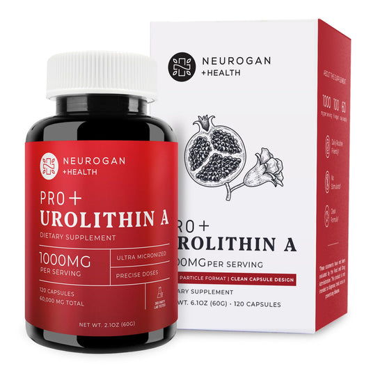 Neurogan Urolithin A Pro 1000mg bottle front for daily wellness.