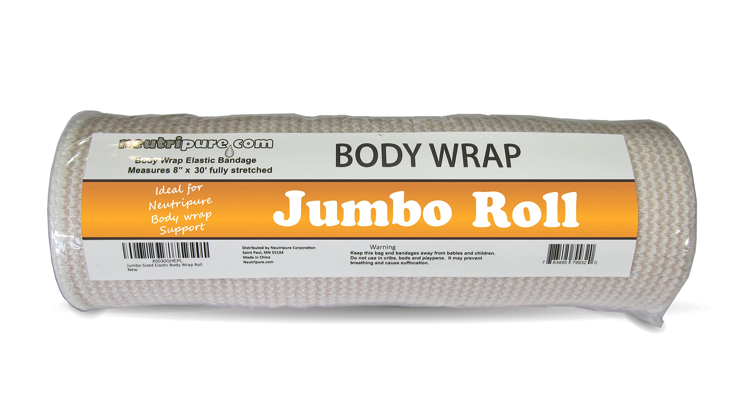 Neutripure frontal del empacado mostrando tamaño jumbo y beneficio practicidad