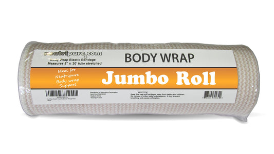 Neutripure frontal del empacado mostrando tamaño jumbo y beneficio practicidad