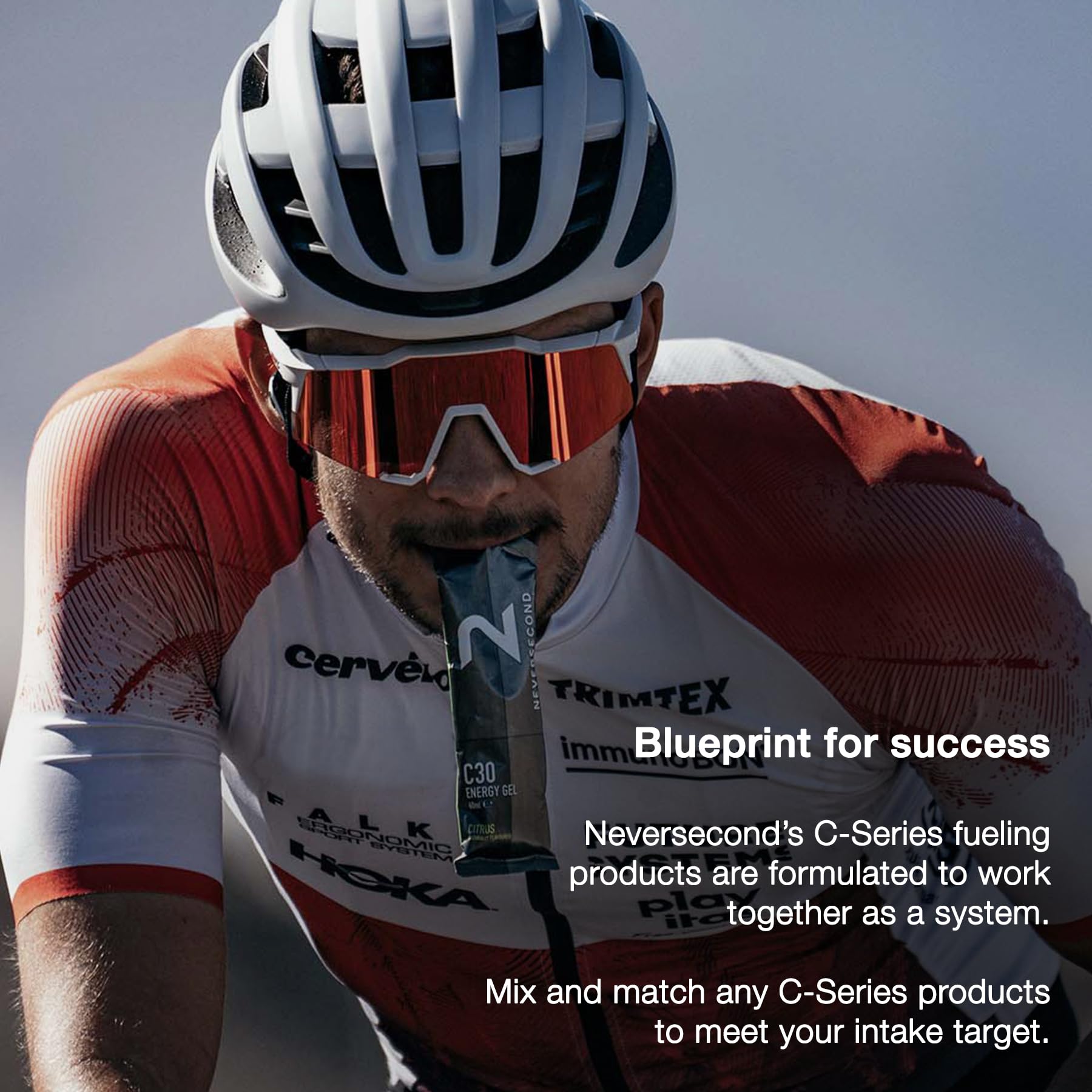 NeverSecond etiqueta de ingredientes mostrando sodio y ratio 2:1 beneficioso