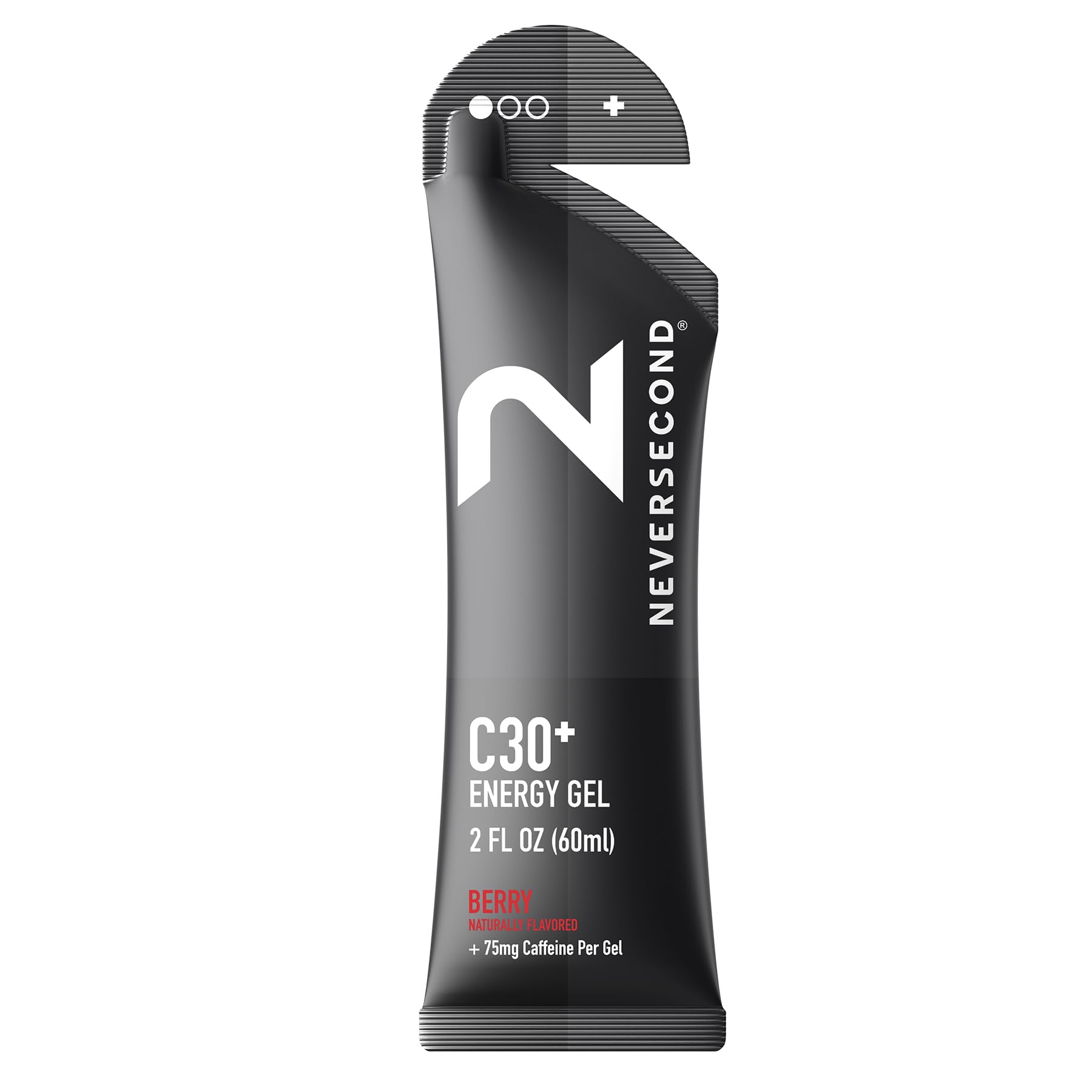 NeverSecond envase frontal del pack de 12 con diseño claro y beneficios