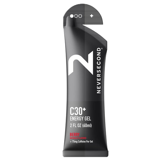 NeverSecond envase frontal del pack de 12 con diseño claro y beneficios