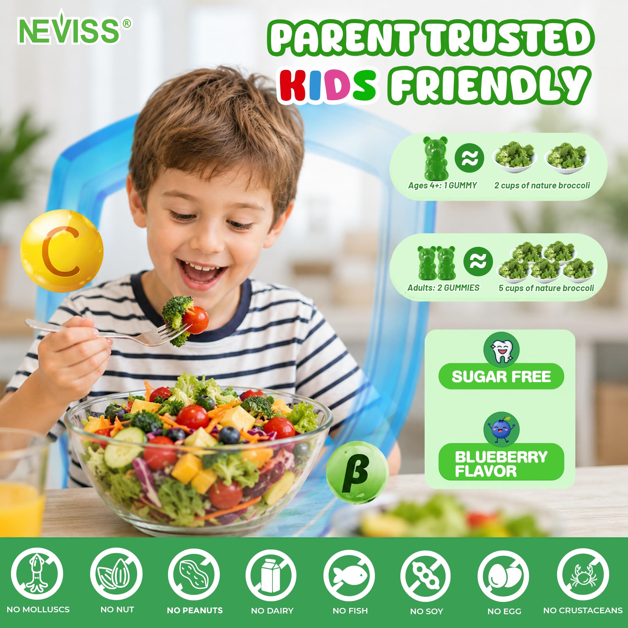 NEVISS brotes de brócoli y semilla de mostaza activadores naturales