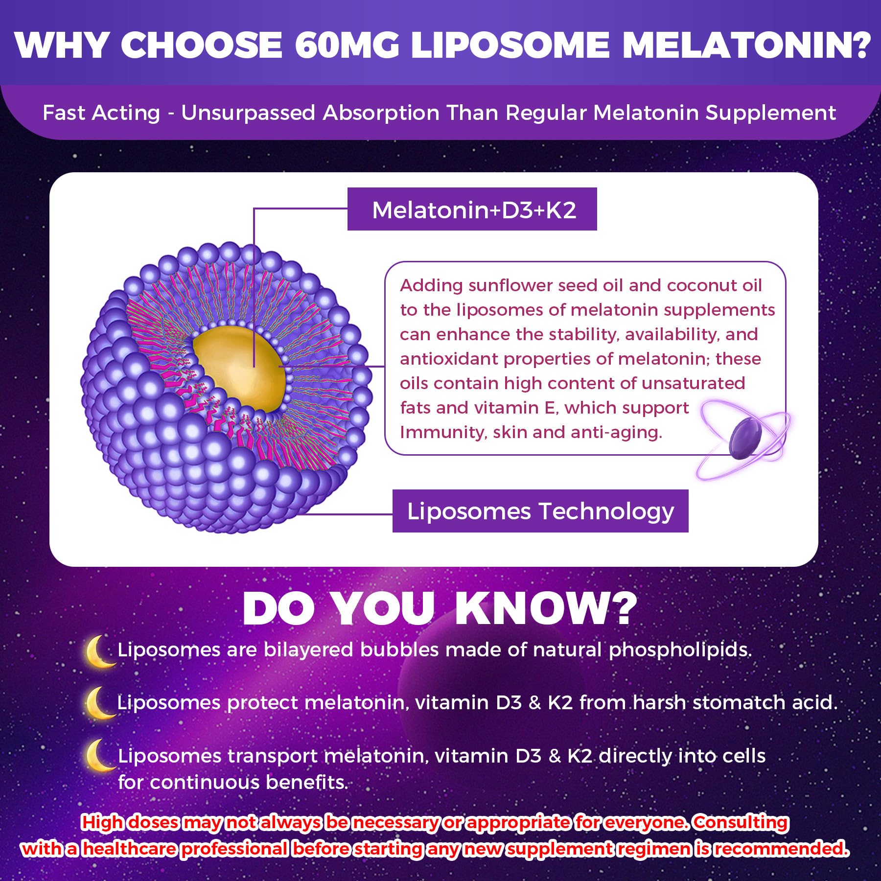 NEVISS cápsula abierta mostrando matriz liposomal y beneficios de liberación