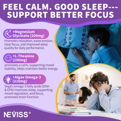 NEVISS etiqueta nutricional legible, información clara de vitaminas y minerales