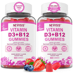 NEVISS envase frontal mostrando gomitas y beneficios claros