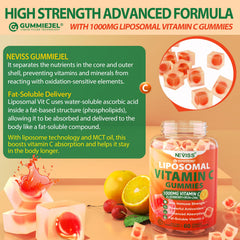 NEVISS gominolas junto a saúco, zinc y aceite MCT, mezcla de apoyo nutricional