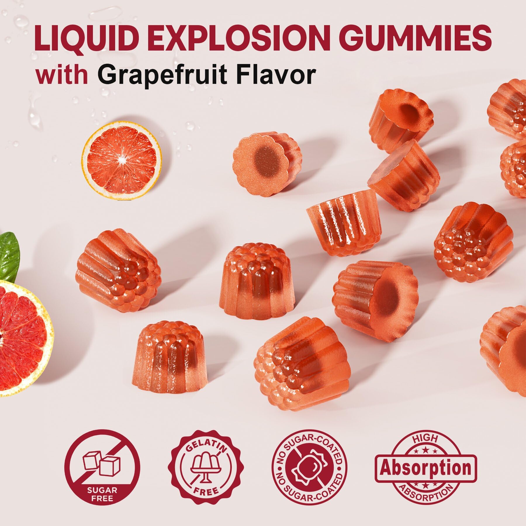 NEVISS gominolas en plato listas para consumir con conveniencia