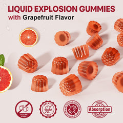 NEVISS gominolas en plato listas para consumir con conveniencia