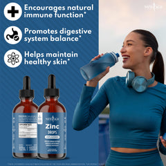 NEW AGE etiqueta con ingredientes claros y la concentración de zinc