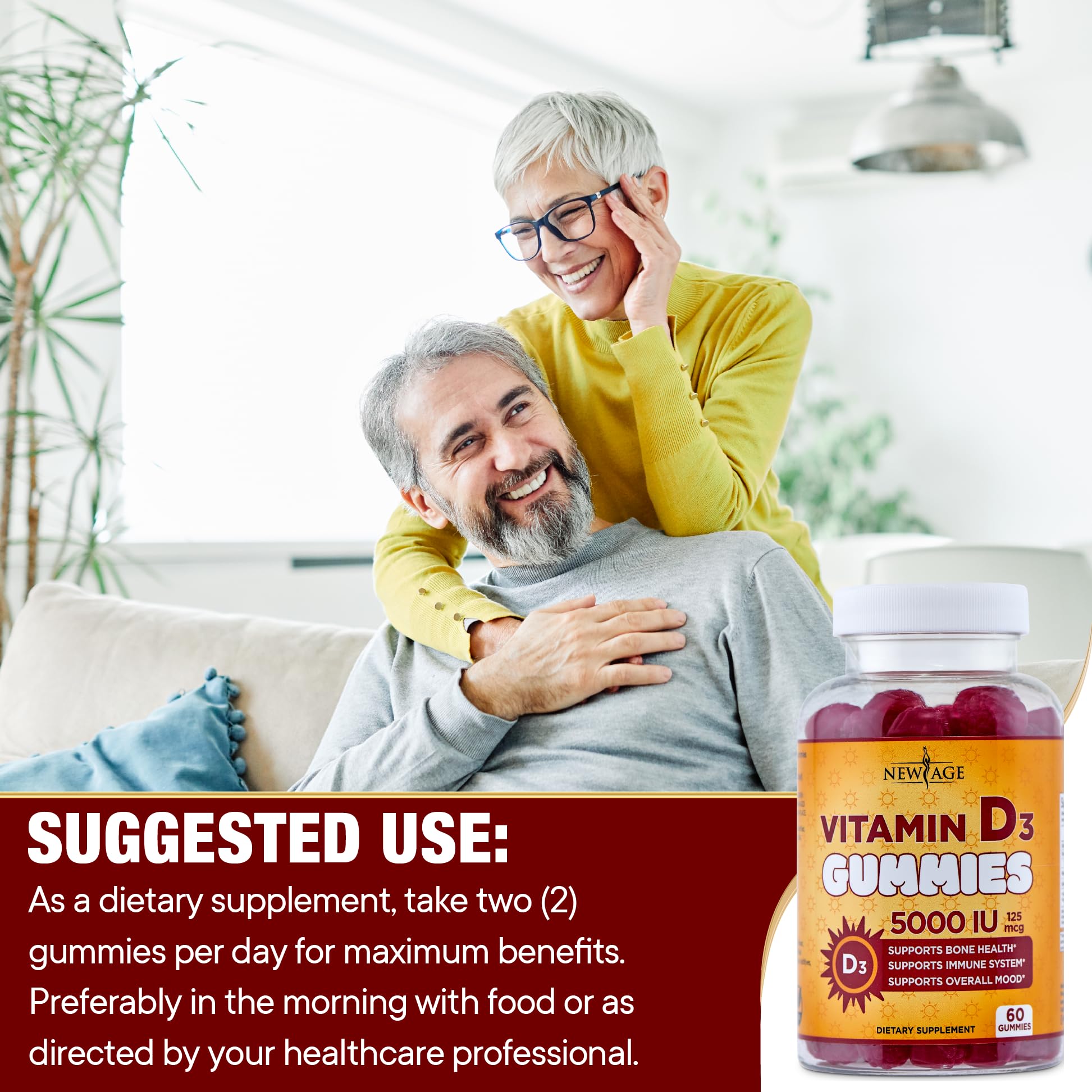 NEW AGE dos frascos juntos Pack de 2 para suministro prolongado