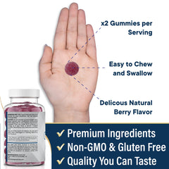 NEW AGE etiqueta nutricional visible que indica pruebas de pureza y GMP