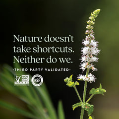 New Chapter estrotone etiqueta nutricional legible, transparencia de calidad