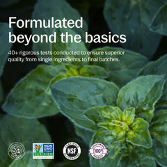 New Chapter etiqueta con información nutricional y lista de ingredientes clara