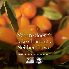 New Chapter etiqueta de ingredientes destacando la lista completa y trazabilidad