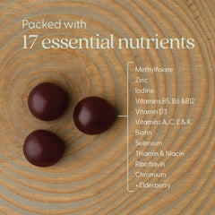 New Chapter etiqueta con ingredientes y nutrientes clave visibles