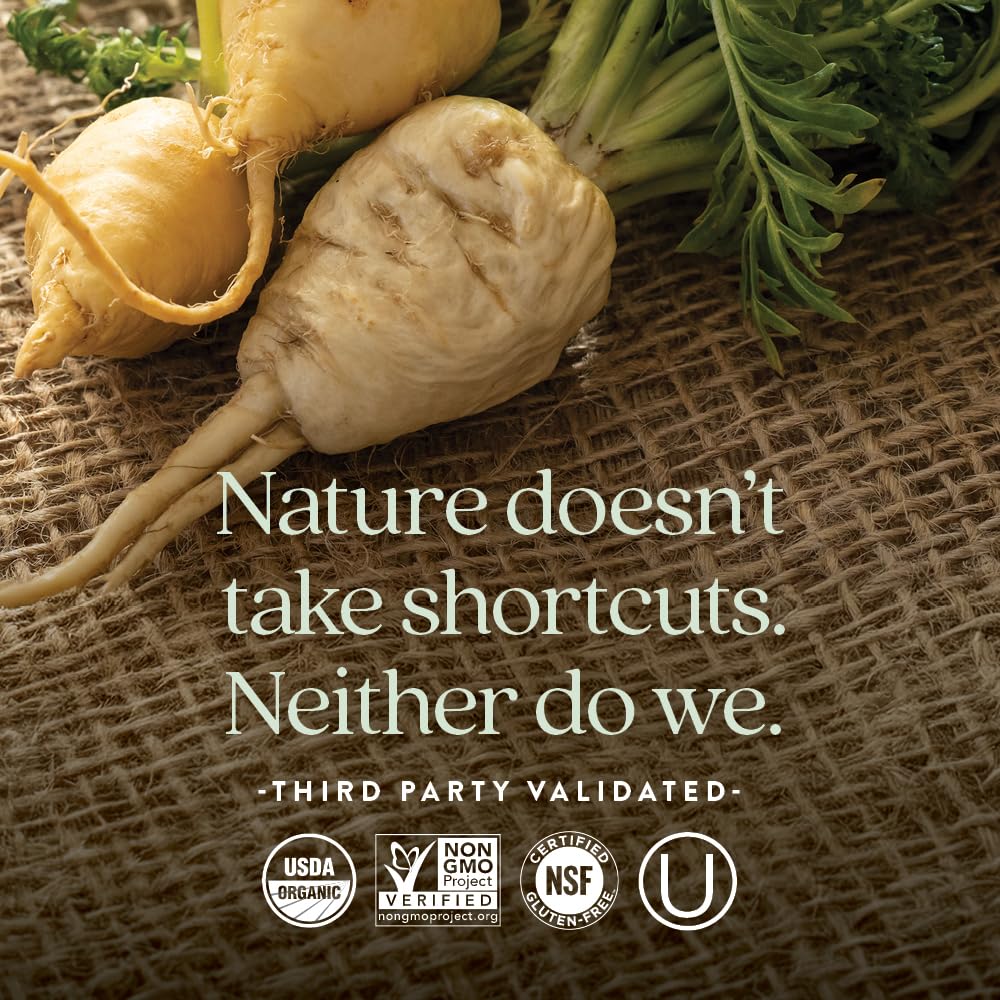 New Chapter ingredientes orgánicos como maca para soporte energético