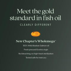 New Chapter etiqueta con certificaciones que respalda calidad y origen