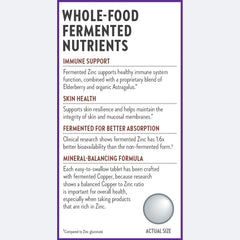 New Chapter sello de Non-GMO y certificación sin gluten visible en etiqueta