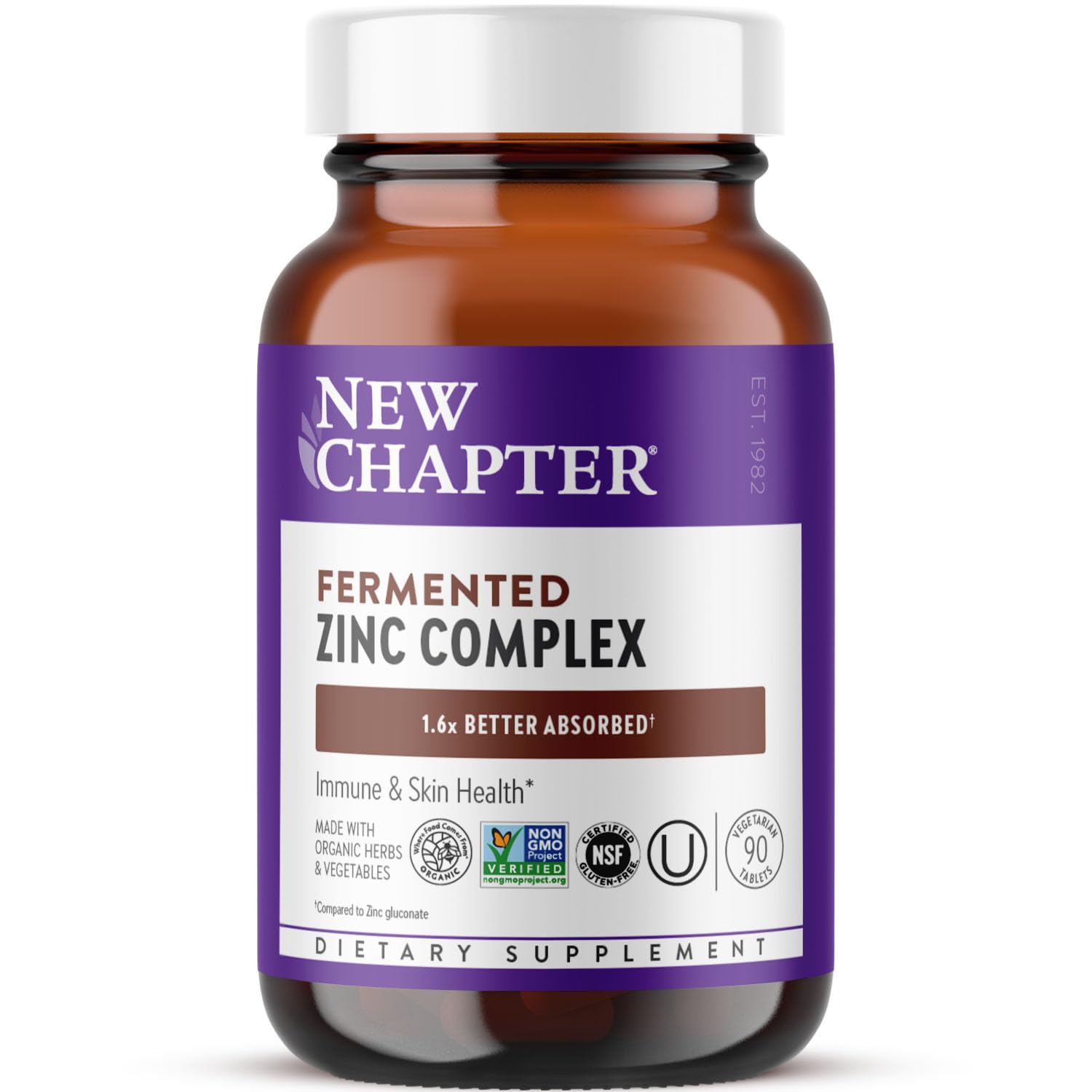 New Chapter frente del paquete mostrando presentación y beneficios