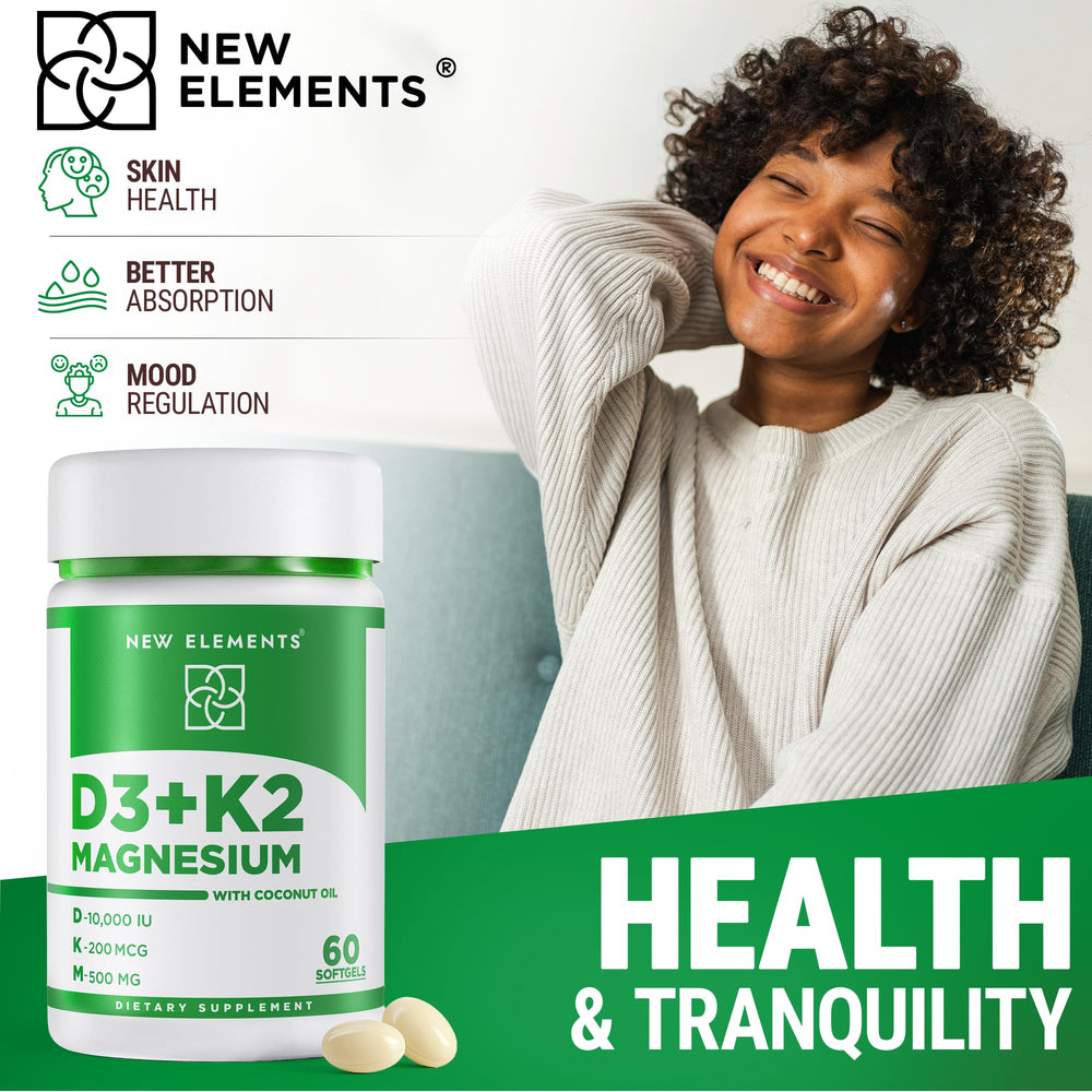 New Elements etiqueta con lista de ingredientes y dosificaciones