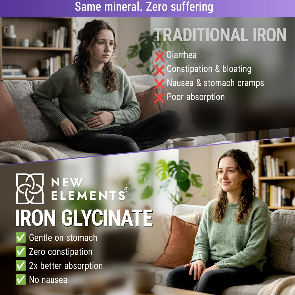 New Elements etiqueta nutricional detallada y lista de ingredientes