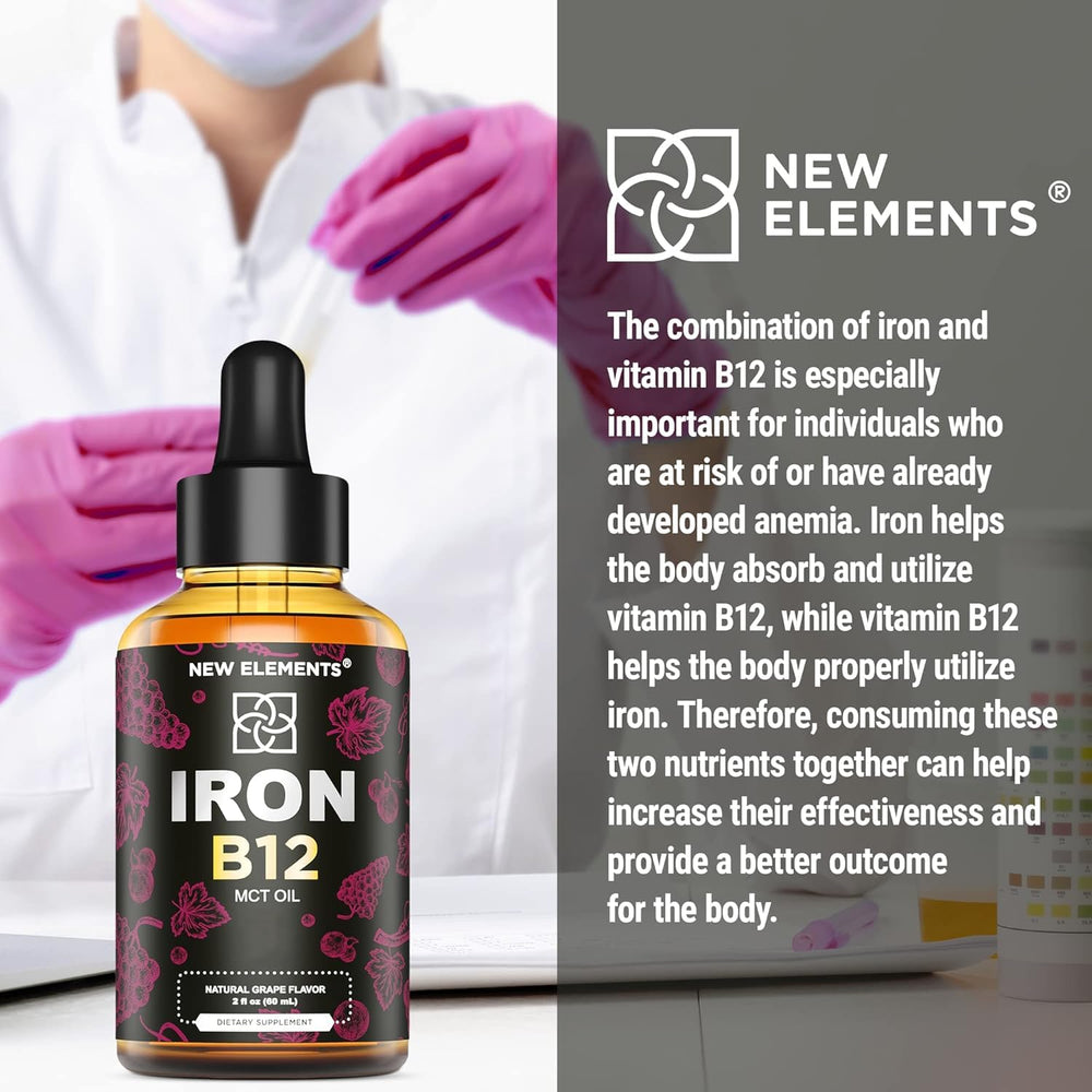 New Elements envase abierto con lista de ingredientes, ofrece información clara