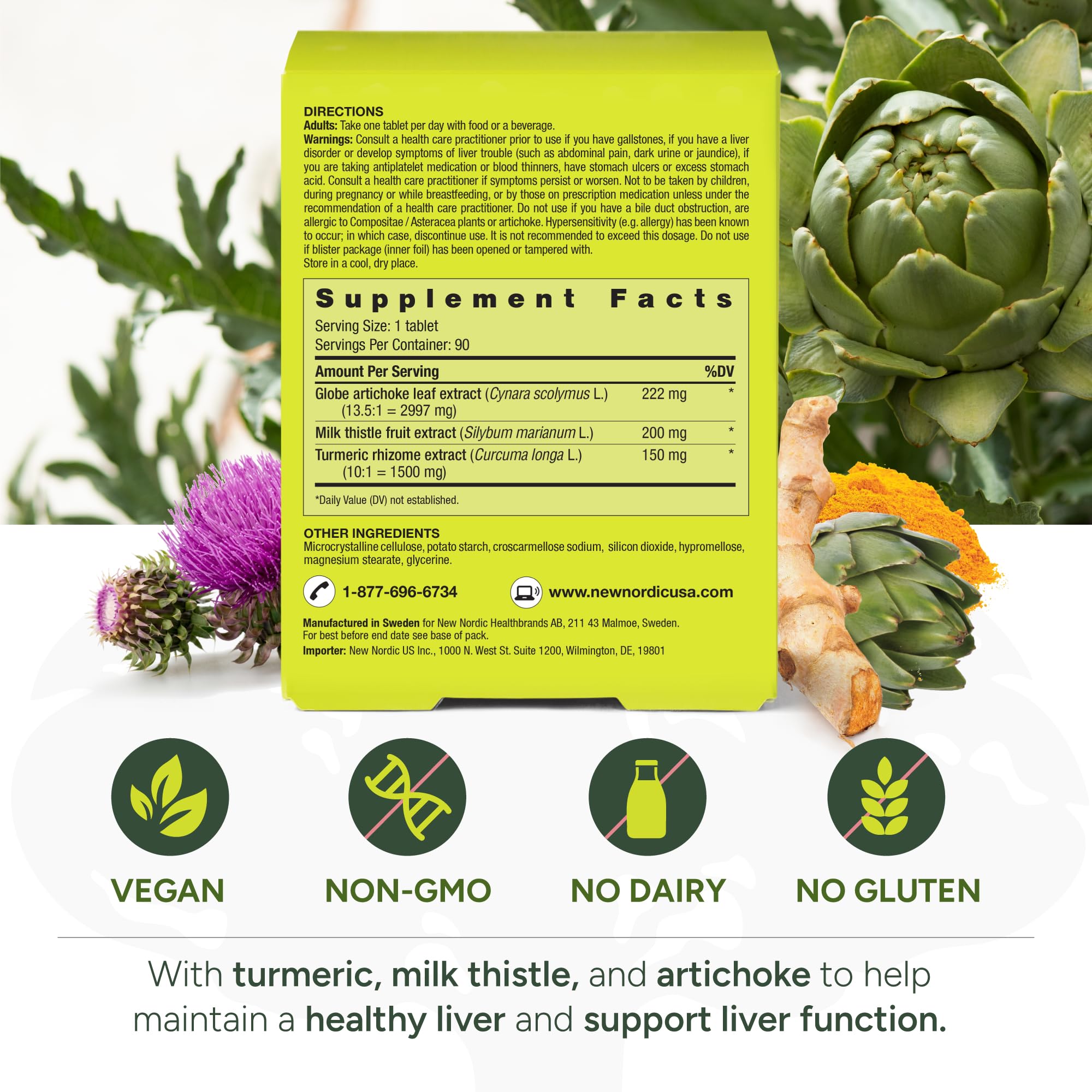 NEW NORDIC tabletas junto a frutas para un uso con la alimentación