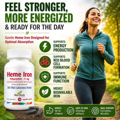 NEW ROOTS HERBAL cápsulas en mano mostrando tamaño fácil de tragar