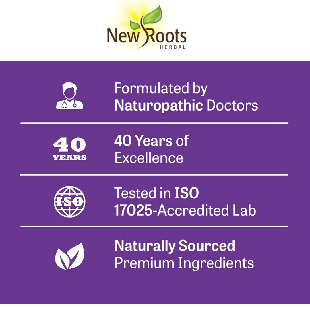 NEW ROOTS HERBAL presentación en packaging profesional lista para venta