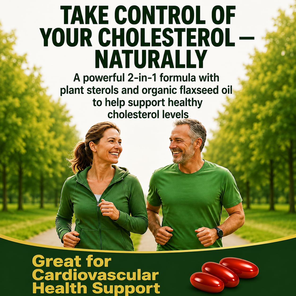 NEW ROOTS HERBAL primer plano de softgel mostrando textura y facilidad de ingesta