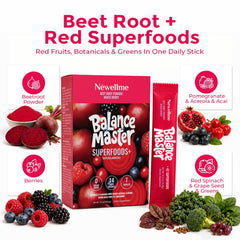 NEWELLME batido con frutas mostrando uso versátil y aporte antioxidante